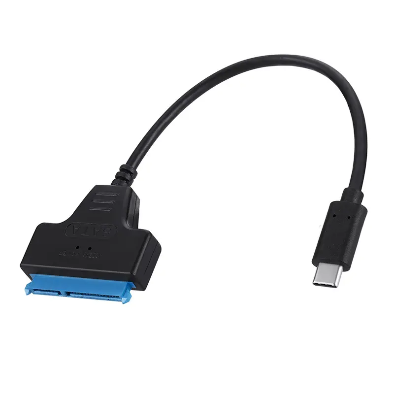 USB 3.1 tipo C USB-C a SATA 22 Pin 2.5 "Hard disk driver SSD cavo adattatore HDD