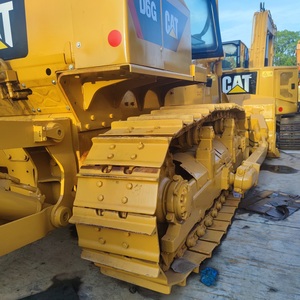 รถดันดินมือสอง Caterpillar CAT D6G สีเหลือง รถแทรกเตอร์ตีนตะขาบ CAT D6G สภาพดี - Product Image 6
