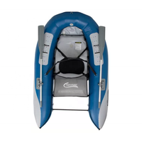 Bateau pneumatique miniature pour la pêche en PVC à prix avantageux, bateau gonflable pour une personne, bateaux à rames de haute qualité