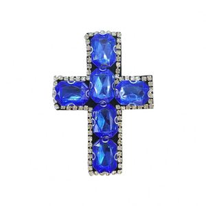 Spot perlé strass croix broderie <span class=keywords><strong>tissu</strong></span> bricolage vêtements chaussures chapeaux accessoires décoratifs patch à la main cousu pâte - Product Image 4