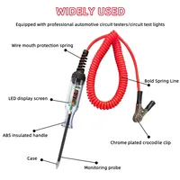 Testeur de circuit numérique LED GW pour camions, test de tension 5V-90V CC 6V/12V/24V, sonde de diagnostic et stylo de test