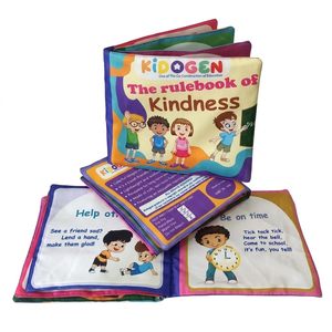 Libro de cartón KIDOGEN Shapes And Shades para niños de 2 a 4 años, aprendizaje temprano de colores y formas, juguete educativo - Product Image 3