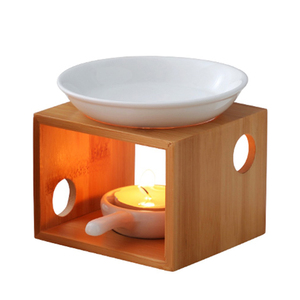 Portavelas de Cerámica Vacío, Redondo, Blanco y Amarillo, Hecho a Mano, con Logotipo Personalizado, Económico, para Decoración del Hogar - Product Image 2