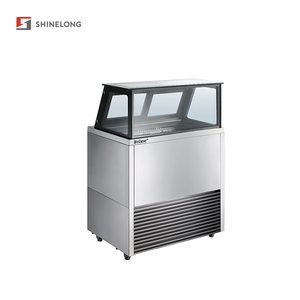 Gelato Display Fridge Stainless Steel Ice Freezer Showcase FRCGS-0607 Ice Display Freezer FRCGS-0607 FRCGS-0607 Ice - Product Image 3