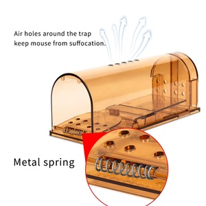 Piège à souris en plastique de haute qualité pour le contrôle des rongeurs, piège à souris humain pour la maison - Product Image 6