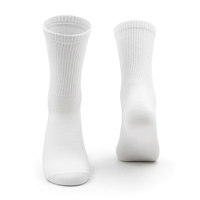 Chaussettes de travail techniques en coton épais tricoté pour hommes, blanches, bleues, noires et colorées, longues, de qualité supérieure, antibactériennes, vente en gros