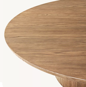 Mesa de Centro de Madera Clásica Moderna Circular CIRO de RH OEM para Sala de Estar, Muebles para Villa y Hotel - Product Image 5