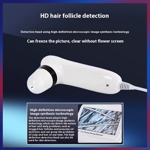 Appareil populaire 5-en-1 d'analyse et de traitement des follicules capillaires pour la perte de cheveux, analyseur de cuir chevelu et de cheveux avec fonction de croissance capillaire - Product Image 2