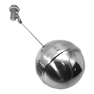 Vanne à flotteur sphérique en acier inoxydable Yuhuan 304 pour réservoirs d'eau, tours d'eau, seaux, contrôle automatique du niveau, rotation à 360 degrés - Product Image 1