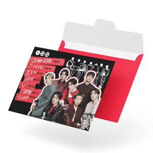 144 Pezzi/Scatola Jungkook V Jin The Fifth Album ARIRANG Busta di Carte Casuali RM SUGA JIN <span class=keywords><strong>J</strong></span>-Hope Collezione Negozio Ingrosso Carte - Product Image 4
