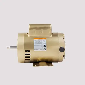 Motor eléctrico NEMA 3HP Motor de compresor de aire 230V 182T marco 1800 RPM, 1-1/8 "Eje con llave CW/CCW rotación para compresor de aire