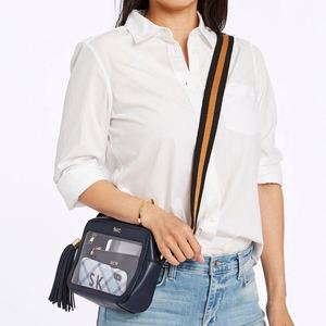 Custom Multi-Color Stadium-Approved Clear PVC Zipper Bag Crossbody Adjustable <b>Strap</b> Rectangle <b>Shoulder</b> Tassel Waterproof Winter - Product Image 5