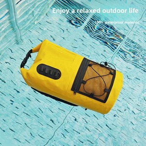 <span class=keywords><strong>Sac</strong></span> <span class=keywords><strong>à</strong></span> <span class=keywords><strong>dos</strong></span> de randonnée et de camping multifonctionnel en PVC imperméable avec sangle en maille 20L/30L, équipement de plein air unisexe - Product Image 3
