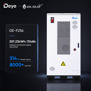 Sistem Baterai Penyimpanan Cadangan Energi Surya Deye ESS GE-F256 314Ah Deep Cycle Lifepo4 - Product Image 1