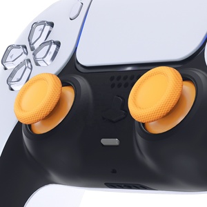 Extremerate ระมัดระวังสีเหลือง thumbsticks ทดแทนติดอะนาล็อกสำหรับควบคุม PS5และ PS4 - Product Image 2