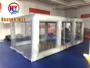 Housse de voiture transparente en PVC à <span class=keywords><strong>prix</strong></span> d'usine, tente de <span class=keywords><strong>garage</strong></span> gonflable pour voiture, housse de voiture anti-grêle - Product Image 4