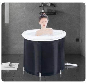<span class=keywords><strong>Baignoire</strong></span> <span class=keywords><strong>gonflable</strong></span> pliable avec couvercle - Écologique, indispensable pour les petits appartements, à placer sur le balcon ou dans la salle de bain - Product Image 5