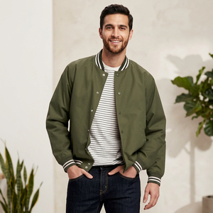 Vestes de baseball en molleton personnalisées très vendues, nouvelle collection hiver 2023, vestes bomber varsity pour hommes - Product Image 1