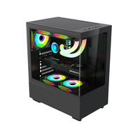 AntarcChill High Quality Mid Tower Gaming Pc Case Gaming Casing Pc Cabinet MATX Computer Cases Towers Case Pc Gamer Cabinet