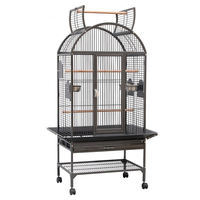 Volière pour perroquets en gros, grande cage à oiseaux en métal avec support, nichoir pour perroquets