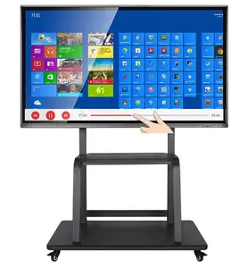 75 86 100 inch interactive lcd monitor smart white board touch screen all in one whiteboard monitor for classroom meeting room