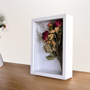 Walnut MDF 10\" 9x9\" 8x8\" Inch Deep 3D Shadow <strong>Box</strong> <strong>Frame</strong> Plexiglass Black White Die-Cutting Decoration Art Picture Photo <strong>Frame</strong> - Product Image 6