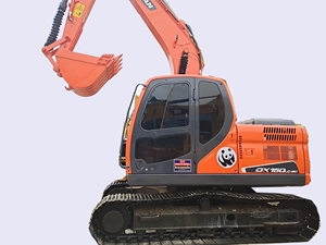 รถขุดตีนตะขาบ Doosan DX150 15 ตัน มือสองคุณภาพสูง เครื่องยนต์มอเตอร์ รับประกัน 1 ปี ผลิตในเกาหลี ประสิทธิภาพสูง - Product Image 2