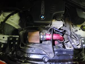 กรองอากาศเย็น EDDY สำหรับท่อไอดีเครื่องยนต์รถยนต์ หัวกรองคาร์บอนรูปเห็ด สำหรับ BMW <span class=keywords><strong>125i</strong></span> 320i 325i 328i F20 F21 F30 2.0T <span class=keywords><strong>B48</strong></span> - Product Image 5