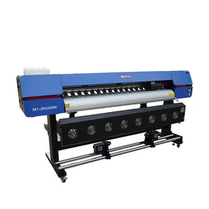 Mycolor 6ft dual i3200 eco solvent printer roll uv inkjet printer large format digital printer