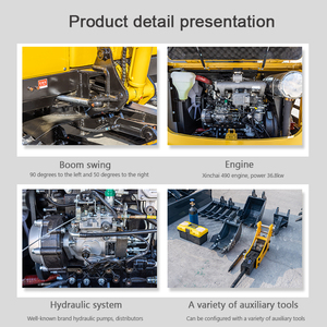 Free Shipping Door to Door Euro 5 Hydraulic Excav Ton Mini Digger 0.8 Ton 1t 1700 kg 3.5ton Mini-excavators with Thumb for <strong>Sale</strong>