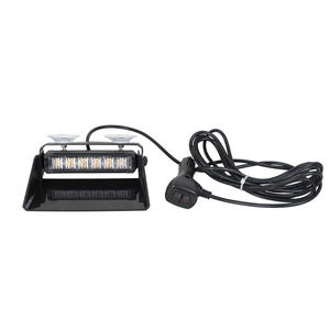 Luz Estroboscópica de Emergencia <span class=keywords><strong>para</strong></span> Auto Coxswain, 6 <span class=keywords><strong>LED</strong></span>, Rojo/Azul/Ámbar, Multicolor, Intermitente, 12V, Baliza de Advertencia <span class=keywords><strong>para</strong></span> <span class=keywords><strong>Parabrisas</strong></span> de Camión - Product Image 2