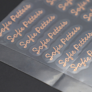 Chất Lượng Tuyệt Vời Tùy Chỉnh Kim Loại Nickle Logo Sticker Cho Mỹ Phẩm Sản Phẩm - Product Image 2