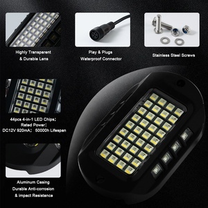 Kingshowstar RGBW 4/6/8/10/12/16/20 Piezas 9100LM 44 Piezas LED Chip Kit de Luces Rock Todoterreno Luces Coloridas IP68 Impermeables - Product Image 3