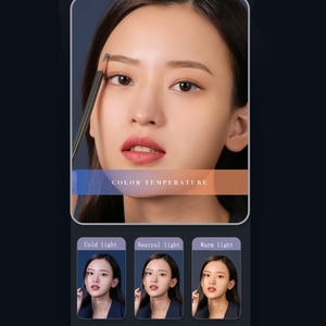 Vente chaude One-Piece Live Invisible Bracket Beauté Remplissage Lumière Téléphone Mobile Fill Light Camera Photo LED Selfie Light Ring - Product Image 5