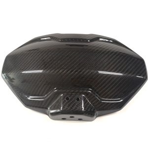 OEM personnalisé 3k brillant mat en fibre de carbone forme spéciale pièces de carrosserie de moto garde-boue - Product Image 4