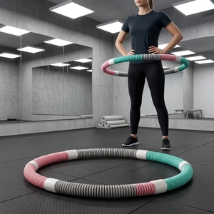 FXGY Jinhua Factory - Aro de <span class=keywords><strong>Hula</strong></span> <span class=keywords><strong>Hoop</strong></span> de Espuma Desmontable con Luces, Moldeado por Soplado, Modelo <span class=keywords><strong>2022</strong></span>, Equipo de Fitness, Hermoso - Product Image 2