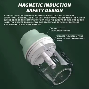 Chất Lượng Cao Điện Có Thể Sạc Lại Mini Máy Xay Thịt Thực Phẩm <span class=keywords><strong>Chopper</strong></span> Trái Cây Rau Nuts USB Sạc Hộ Gia Đình 3-Tốc Độ Di Động - Product Image 5