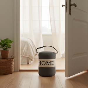 Butée de porte décorative multifonctionnelle en tissu doux et sûr, style shabby chic, artisanale, coupe-vent, design rapporteur, pour chambre et salon - Product Image 2