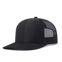 Gorra de béisbol Richardson 112 de malla, color liso, transpirable, de 6 paneles, ajustable, de algodón peinado, para verano