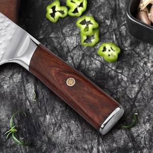 8 Inch Damascus Chef Knife VG10 High Carbon Stainless Steel Kitchen Knife Ergonomic <b>Wooden</b> Handle Ultra Sharp <b>Slicing</b> knife DIY - Product Image 5