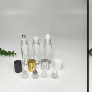 ขวดแก้วสีน้ำตาลใสแบบหนา ขนาด 6 มล. 8 มล. 10 มล. ทรงแปดเหลี่ยม สำหรับน้ำหอม พร้อมพิมพ์สกรีน - Product Image 5