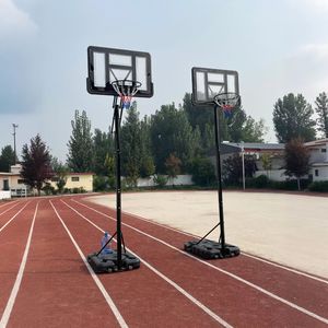 Panier de <span class=keywords><strong>basket</strong></span> portable réglable avec support de panneau arrière en PE et fonction mobile, adapté à une utilisation en extérieur et en intérieur - Product Image 1