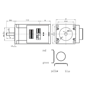 Motor Servo Integrado WaveTopSign <span class=keywords><strong>JSS</strong></span> Nema23 36VDC 2N.m 3N.m 1000rpm JSS57P3N JSS57P2N - Product Image 3