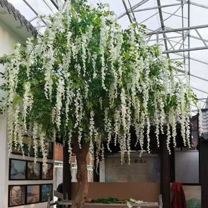 Arbre de glycine rose clair pour <span class=keywords><strong>d</strong></span>écoration intérieure, idéal pour mariages, hôtels et centres commerciaux - Product Image 2