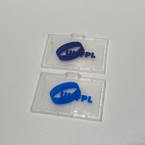 Takumi Transparent Pp <b>Card</b> Sleeve Horizontal Vertical Name Badge <b>Holder</b> Work <b>Id</b> Protective Cover Modern Simple Style - Product Image 4