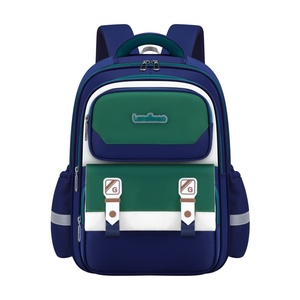 New Fashion Color School <strong>Bag</strong> 1-6 Grade Load Relief ridge Large Capacity High Appearance Level Student Backpack - Product Image 4