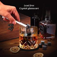 OEM ODM Wood Factory Kunden spezifische hand gefertigte Whisky glas Stein Set Geschenk box aus massivem Kiefernholz