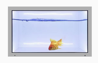 Écran LCD transparent de 10.1 pouces résolution 1920x1080 écran tactile capacitif intérieur au sol entièrement blanc publicité automatique