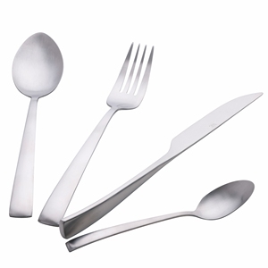 Set di posate PARK AVENUE 24 pezzi argento opaco # - Product Image 2