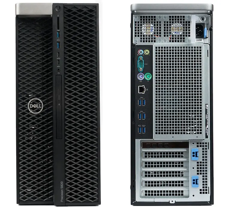 Dell hassas masaüstü iş istasyonu 7000 serisi T7920 T7960 T7865 T7820 PC bilgisayar masaüstü kule iş istasyonu toptan fiyat